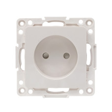 Стокгольм Механизм Розетки 1-местной б/з 10 А белый с защ, штор, EKF PROxima (EYR10-022-10)