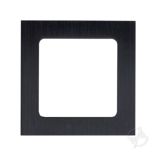 Стокгольм Рамка 1-местная металлическая черная EKF PROxima (EZM-G-302-10)