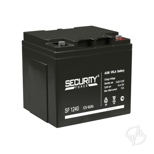 Аккумулятор SF 12В 40Ач Security Force (SF 1240)