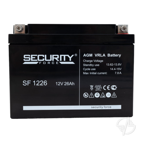 Аккумулятор SF 12В 26Ач Security Force (SF 1226)