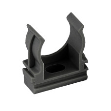 Держатель (клипса) для труб d32мм пластик черн. Ruvinil (К01132Ч)