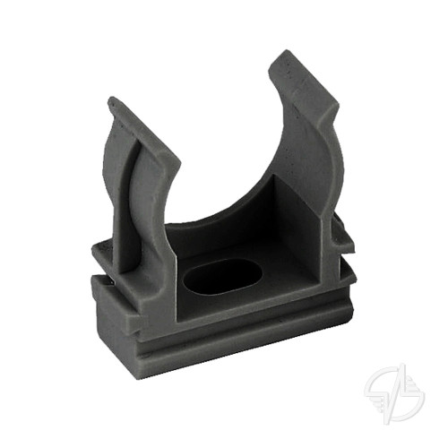 Держатель (клипса) для труб d32мм пластик черн. Ruvinil (К01132Ч)