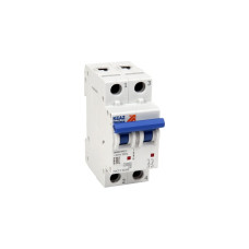Выключатель автоматический двухполюсный 16А C 4,5кА AC OptiDin BM63-2C16-4,5-УХЛ3 КЭАЗ (326803)
