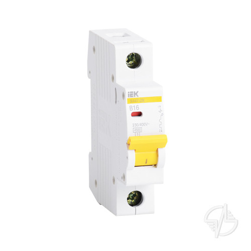 Автоматический выключатель ВА47-29 1Р 16А 4,5кА х-ка В IEK (MVA20-1-016-B)
