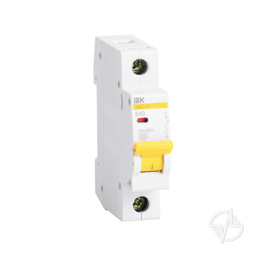 Автоматический выключатель ВА47-29 1Р 40А 4,5кА х-ка В IEK (MVA20-1-040-B)