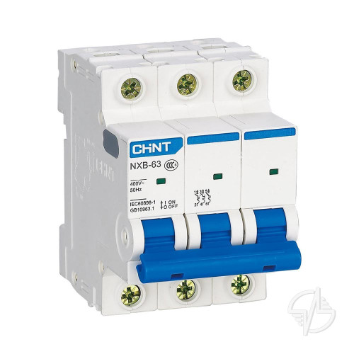 Автоматический выключатель модульный 3 п C 20А 4.5кА NXB-63S (R) CHINT (296828)