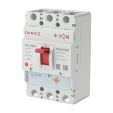 Автоматический выключатель YON MGS250 3P 200-250A 36kA (MGS250N-3TAMF0250)