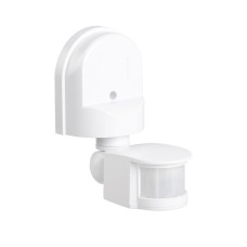 Датчик движения ДД-008 1100Вт 180 град 12 м IP44 белый IEK (LDD10-008-1100-001)