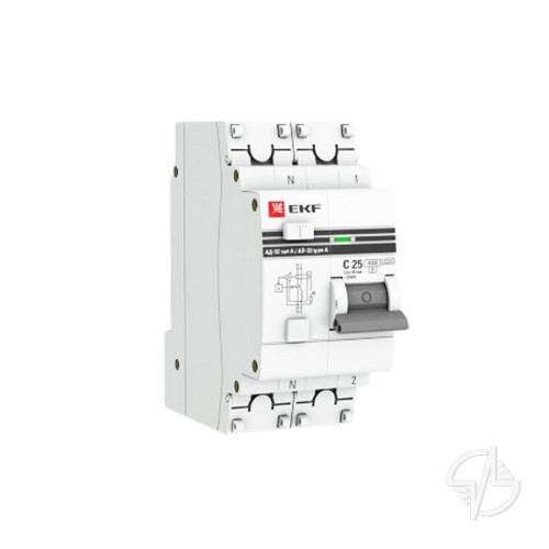Выключатель автоматический дифференциальный АД-32 2п 16А 30мА PROxima