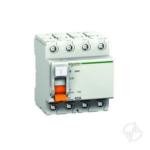 Выключатель дифференциального тока (УЗО) 4п 63А 30мА ВД63 АС