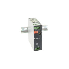 AC-DC, 240Вт, вх.85…264V AC, 47…63Гц 120…370В DC, вых.12В20A (пиковый 26А), рег. вых 12…15В, изол.3000В AC, DC OK, в кожухе на DIN-рейку 40х125.2х116мм,-40…+70°С, 3 года гарантии (XDR-240E-12)