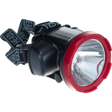 Фонарь налобный аккумуляторный, 1W, аккум. 4V 0,5Ah, 140Лм, 12 часов (KOCAccuH1WLED)