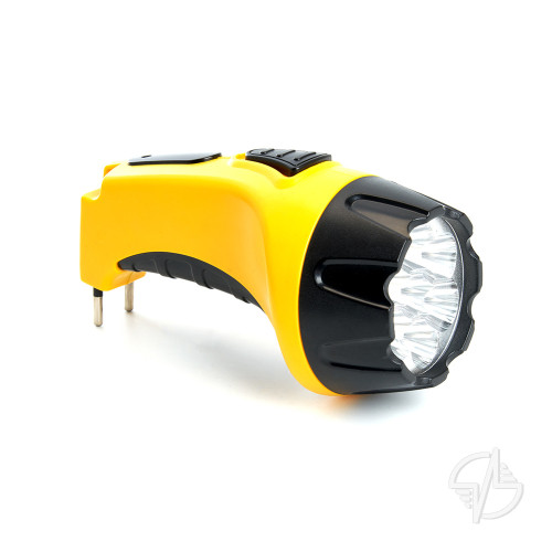 Фонарь аккумуляторный, 15 LED DC (свинцово-кислотная батарея), желтый, TH2295 (TH93C) (12653)