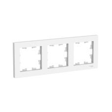 Рамка трехпостовая ATLASDESIGN универсальная белый (ATN000103) Рамка трехпостовая ATLASDESIGN универсальная белый (ATN000103)