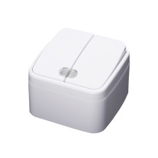 Выключатель 2-клавишный с индикатором STEKKER, PSW10-32-20, открытой установки, 250В, 10А, IP20, серия Basic, белый (39030) Выключатель 2-клавишный с индикатором STEKKER, PSW10-32-20, открытой установки, 250В, 10А, IP20, серия Basic, белый (39030)