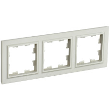 Рамка 3 поста РУ-3-БрКр бежевый BRITE (BR-M32-K10) Рамка 3 поста РУ-3-БрКр бежевый BRITE (BR-M32-K10)
