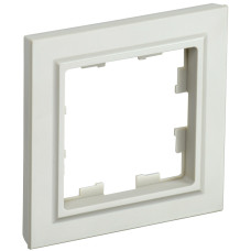 Рамка 1 пост РУ-1-БрКр бежевый BRITE (BR-M12-K10)