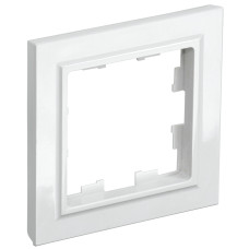 Рамка 1 пост РУ-1-БрБ белый BRITE (BR-M12-K01) Рамка 1 пост РУ-1-БрБ белый BRITE (BR-M12-K01)