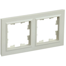 Рамка 2 поста РУ-2-БрКр бежевый BRITE (BR-M22-K10) Рамка 2 поста РУ-2-БрКр бежевый BRITE (BR-M22-K10)