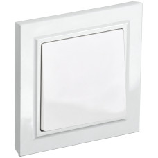 Выключатель одноклавишный 10А в сборе ВСР10-1-0-БрБ белый BRITE (BR-V10-0-10-K01-F) Выключатель одноклавишный 10А в сборе ВСР10-1-0-БрБ белый BRITE (BR-V10-0-10-K01-F)