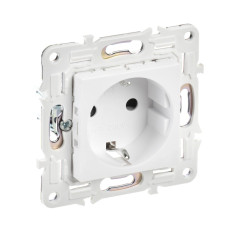 Розетка с заземлением с защитными шторками 16А SK-R04W арктический белый IEK Skandy (SK-R14-16-K01) Розетка с заземлением с защитными шторками 16А SK-R04W арктический белый IEK Skandy (SK-R14-16-K01)
