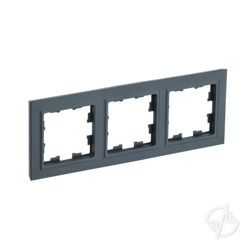 Рамка 3 поста РУ-2-БрГ графит BRITE IEK (BR-M32-K53)