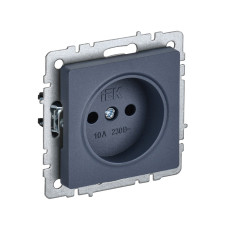 Розетка без заземлен. шторки 10А РС10-1-0-БрМ маренго IEK BRITE (BR-R10-10-K35) Розетка без заземлен. шторки 10А РС10-1-0-БрМ маренго IEK BRITE (BR-R10-10-K35)