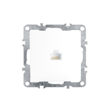 Розетка компьютерная 1-местная RJ-45 (механизм), STEKKER PST00-9107-01, серия Эрна, белый (39314) Розетка компьютерная 1-местная RJ-45 (механизм), STEKKER PST00-9107-01, серия Эрна, белый (39314)