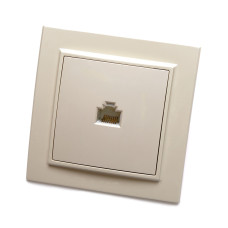 Розетка компьютерная 1-местная, STEKKER, PST00-9007-02, RJ-45, серия Эрна, слоновая кость (39233) Розетка компьютерная 1-местная, STEKKER, PST00-9007-02, RJ-45, серия Эрна, слоновая кость (39233)