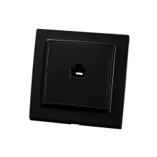 Розетка компьютерная 1-местная STEKKER, PST00-9007-03, RJ-45, черный (39475) Розетка компьютерная 1-местная STEKKER, PST00-9007-03, RJ-45, черный (39475)