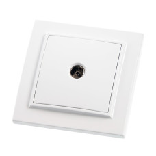 Розетка телевизионная 1-местная STEKKER, PST00-9008-01, 75 Ом, 5-862МГц, серия Эрна, белый (39048) Розетка телевизионная 1-местная STEKKER, PST00-9008-01, 75 Ом, 5-862МГц, серия Эрна, белый (39048)