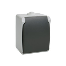 Розетка 1-местная для открытой установки РСб20-3-ФСр с заземляющим контактом ФОРС IP54 IEK (ERS12-K03-16-54-DC) Розетка 1-местная для открытой установки РСб20-3-ФСр с заземляющим контактом ФОРС IP54 IEK (ERS12-K03-16-54-DC)