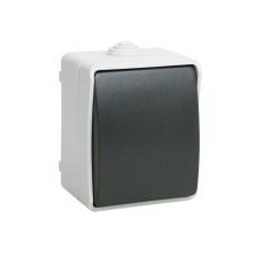 Выключатель 1-клавишный для открытой установки кнопочный ВСк20-1-0-ФСр ФОРС IP54 IEK Выключатель 1-клавишный для открытой установки кнопочный ВСк20-1-0-ФСр ФОРС IP54 IEK