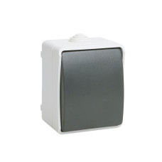 Выключатель 1-клавишный для открытой установки ВС20-1-0-ФСр ФОРС IP54 IEK (EVS10-K03-10-54-DC) Выключатель 1-клавишный для открытой установки ВС20-1-0-ФСр ФОРС IP54 IEK (EVS10-K03-10-54-DC)