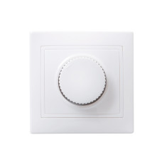 Светорегулятор КВАРТА поворотный белый (EDK10-K01-03-DM)