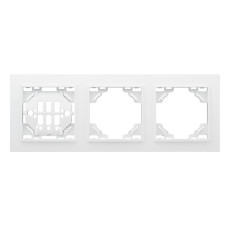 Минск Рамка 3-местная горизонтальная белая EKF Basic (ERM-G-303-10) Минск Рамка 3-местная горизонтальная белая EKF Basic (ERM-G-303-10)
