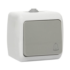 Мурманск Кнопка звонка 1-клавишная 10А IP54 серая EKF (EFZ10-026-30-54) Мурманск Кнопка звонка 1-клавишная 10А IP54 серая EKF (EFZ10-026-30-54)