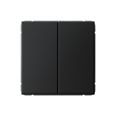 ARTGALLERY 2-клавишный переключатель, сх.6/2, 10АХ, механизм, карбон Systeme Electric (GAL001065)