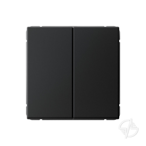 ARTGALLERY 2-клавишный переключатель, сх.6/2, 10АХ, механизм, карбон Systeme Electric (GAL001065)