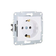 Sedna Розетка с заземлением без шторок в рамку белая (SDN3000521) Sedna Розетка с заземлением без шторок в рамку белая (SDN3000521)