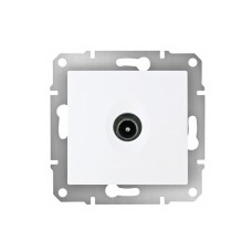 Sedna Розетка телевизионная TV оконечная 1дБ в рамку белая (SDN3201621) Sedna Розетка телевизионная TV оконечная 1дБ в рамку белая (SDN3201621)