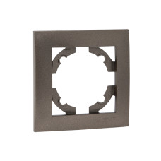 Валенсия Рамка 1-местная графит EKF (EWM-G-301-60)