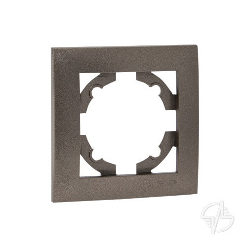 Валенсия Рамка 1-местная графит EKF (EWM-G-301-60)