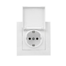 Валенсия розетка 1-местная с/з 16А белая с крышкой и защ, штор, IP44 EKF PROxima (EWV10-124-10) Валенсия розетка 1-местная с/з 16А белая с крышкой и защ, штор, IP44 EKF PROxima (EWV10-124-10)
