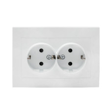 Валенсия розетка 2-местная с/з 16А белая с защ, штор, EKF PROxima (EWR16-128-10) Валенсия розетка 2-местная с/з 16А белая с защ, штор, EKF PROxima (EWR16-128-10)