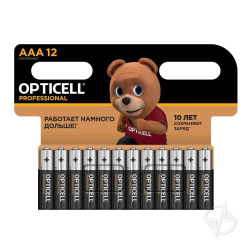 Элемент питания алкалиновый LR03 Basic Opticell AAA (5052006)