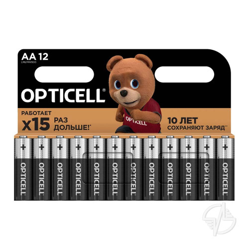 Элемент питания алкалиновый LR6 Basic Opticell AA (5051010)