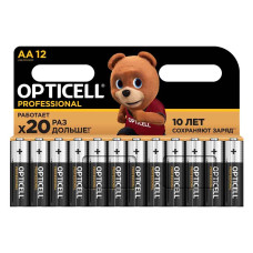 Элемент питания алкалиновый LR6 Professional Opticell AA (5052005)