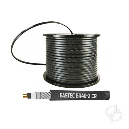 Греющий кабель с УФ защитой EASTEC GR 40-2 CR, M=40W