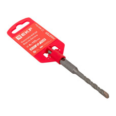 Бур по бетону SDS-plus 6х110 мм (2 резца 4S спираль) EKF (db-6-110-2x4)